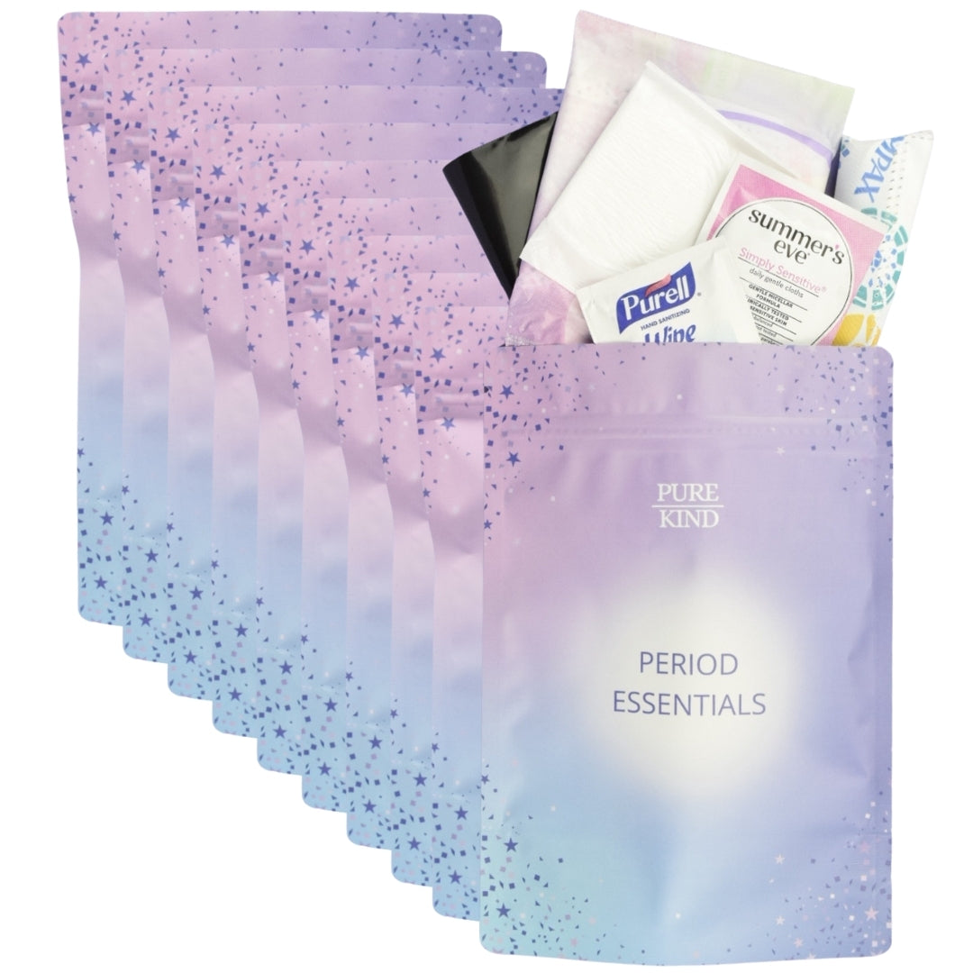Period Essentials Kit for Teens (10 Pack)