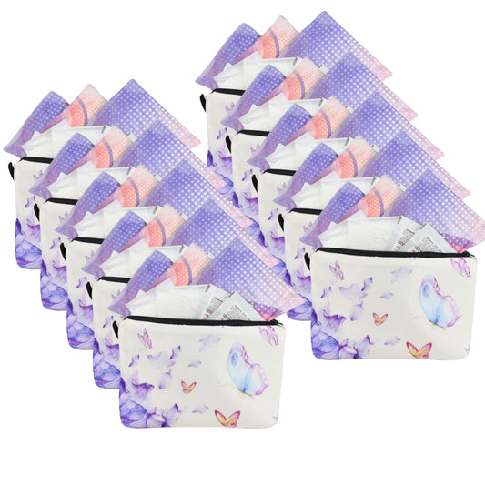 Teen First Period Pouch Butterfly (10 Pack)