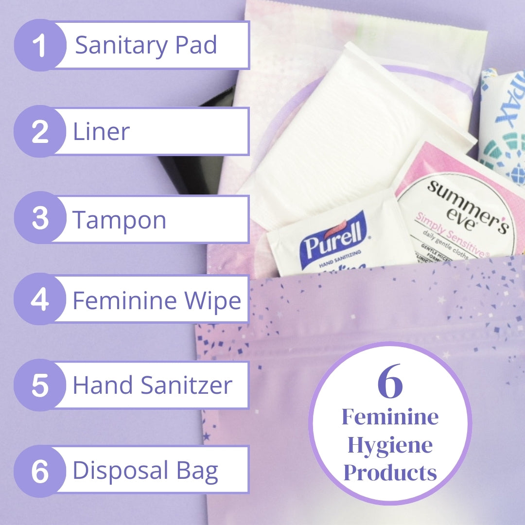 Period Essentials Kit for Teens (10 Pack)